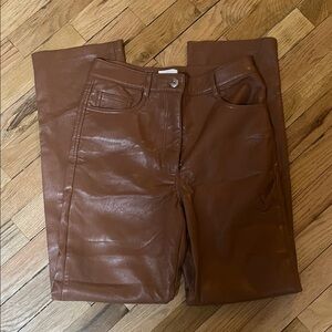 Wilfred Tan Faux Leather Apparel